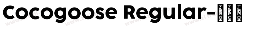 Cocogoose Regular字体转换